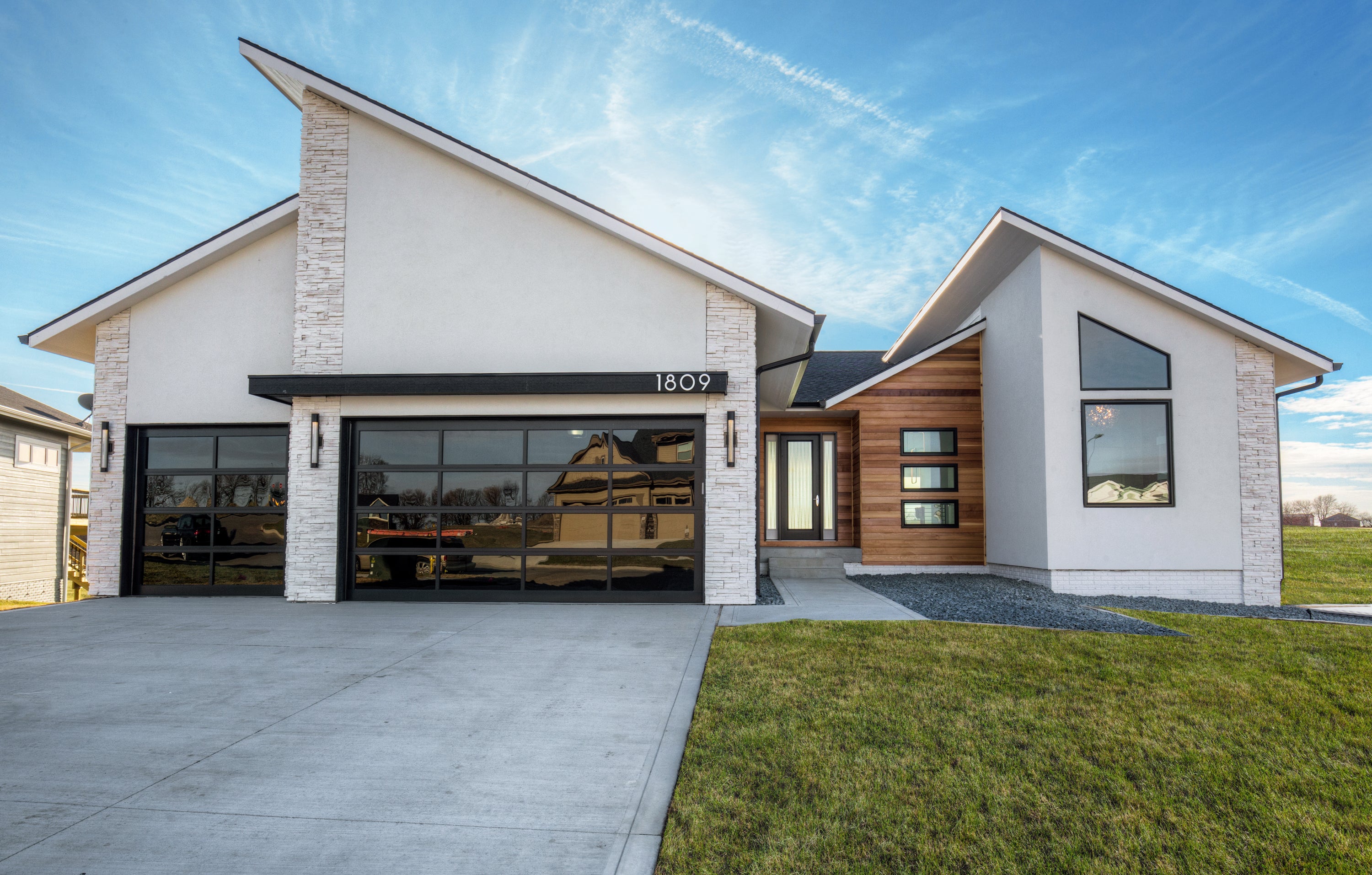 Custom 115 - Modern Open Concept Ranch with Walkout Basement House Plan Design