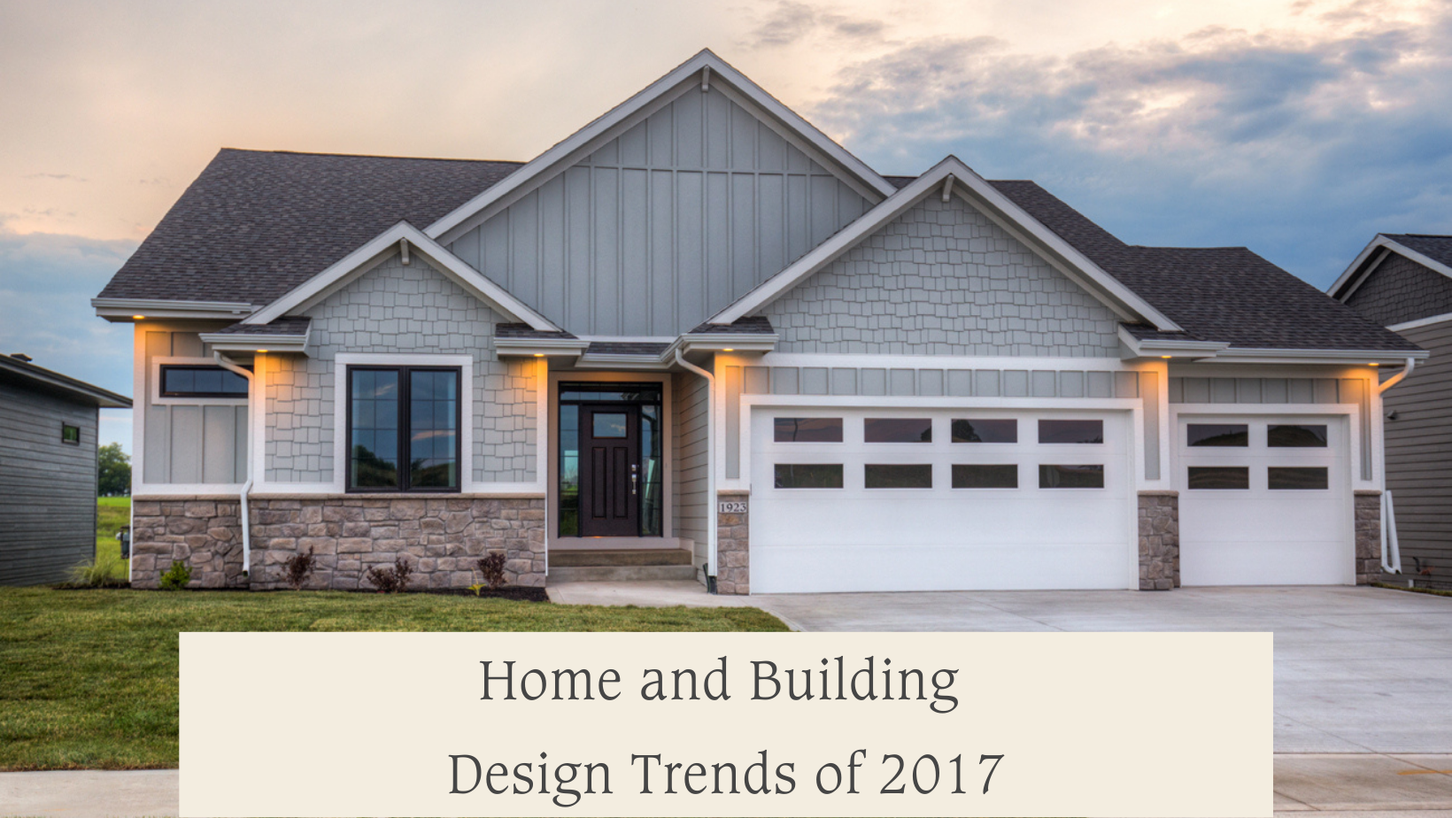 Home and Building Design Trends of 2017