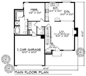 House Plan 51694