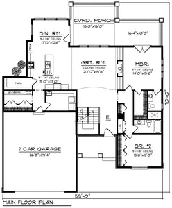 House Plan 54615