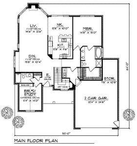 House Plan 68696LL