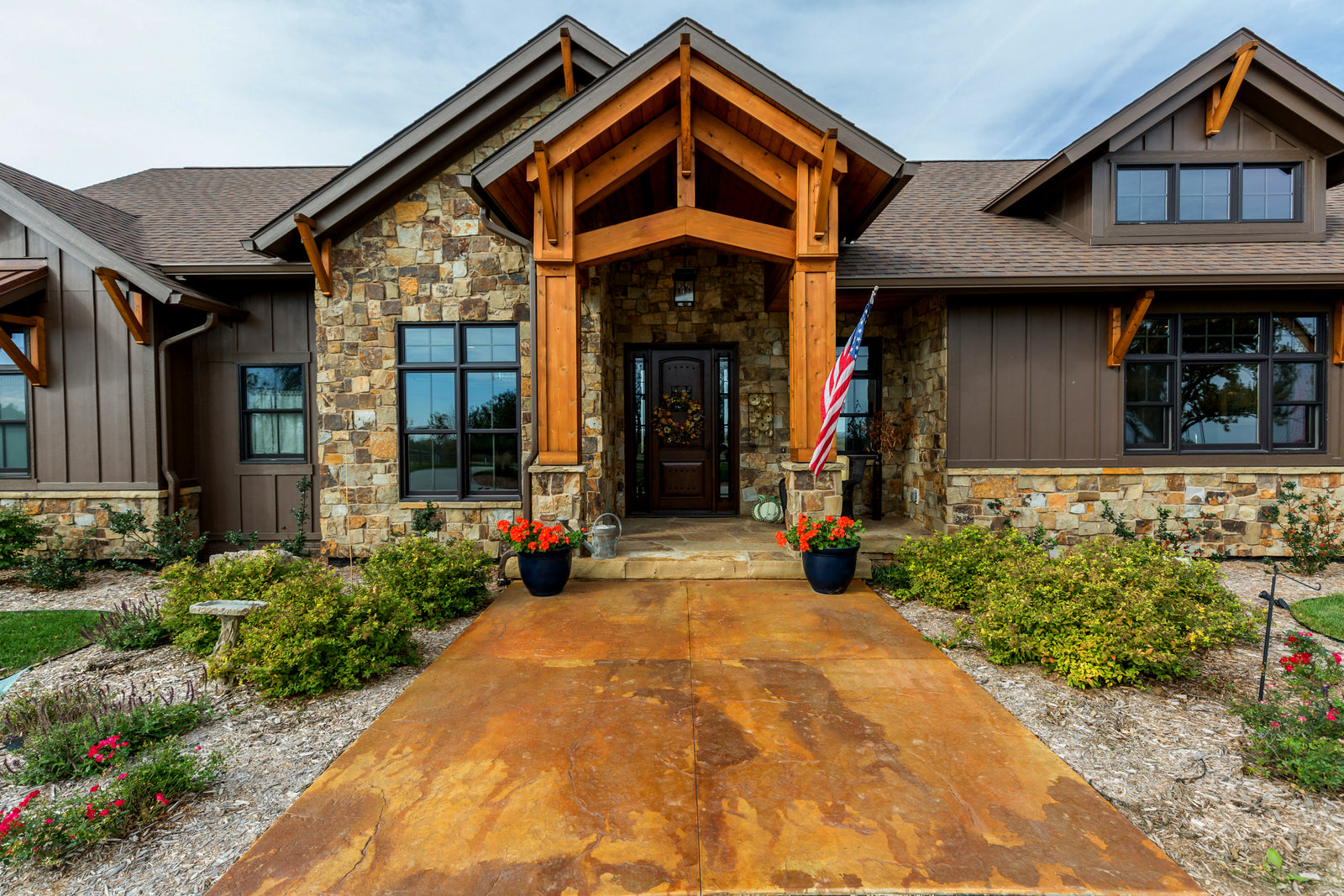 Custom 101 - Rustic Craftsman House Plan Design