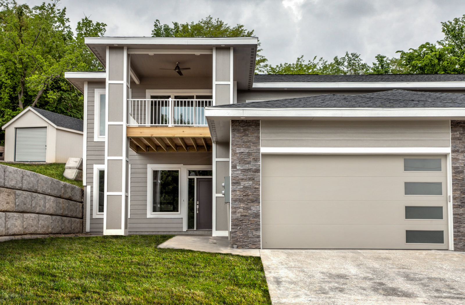 Custom 114 - Contemporary Multifamily Open Concept Ranch Duplex House Plan Design