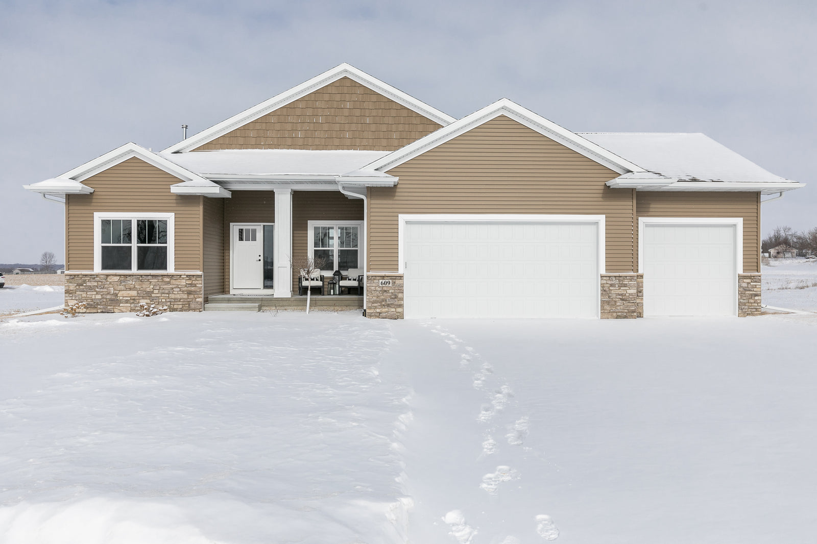 Custom 124 - Craftsman Open Concept Ranch with Lower Level House Plan Design