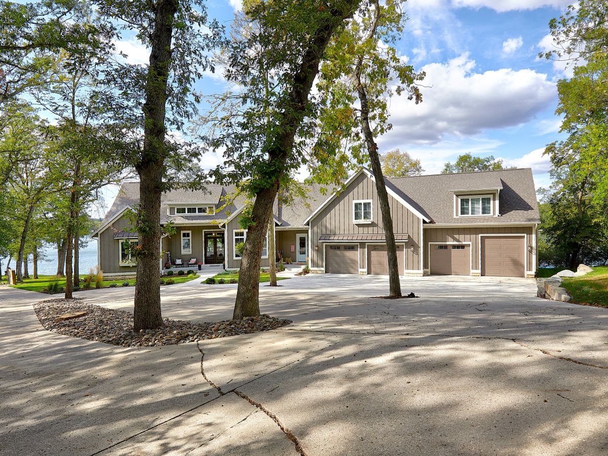 Custom 125 - Modern Farmhouse Lake House Plan Design