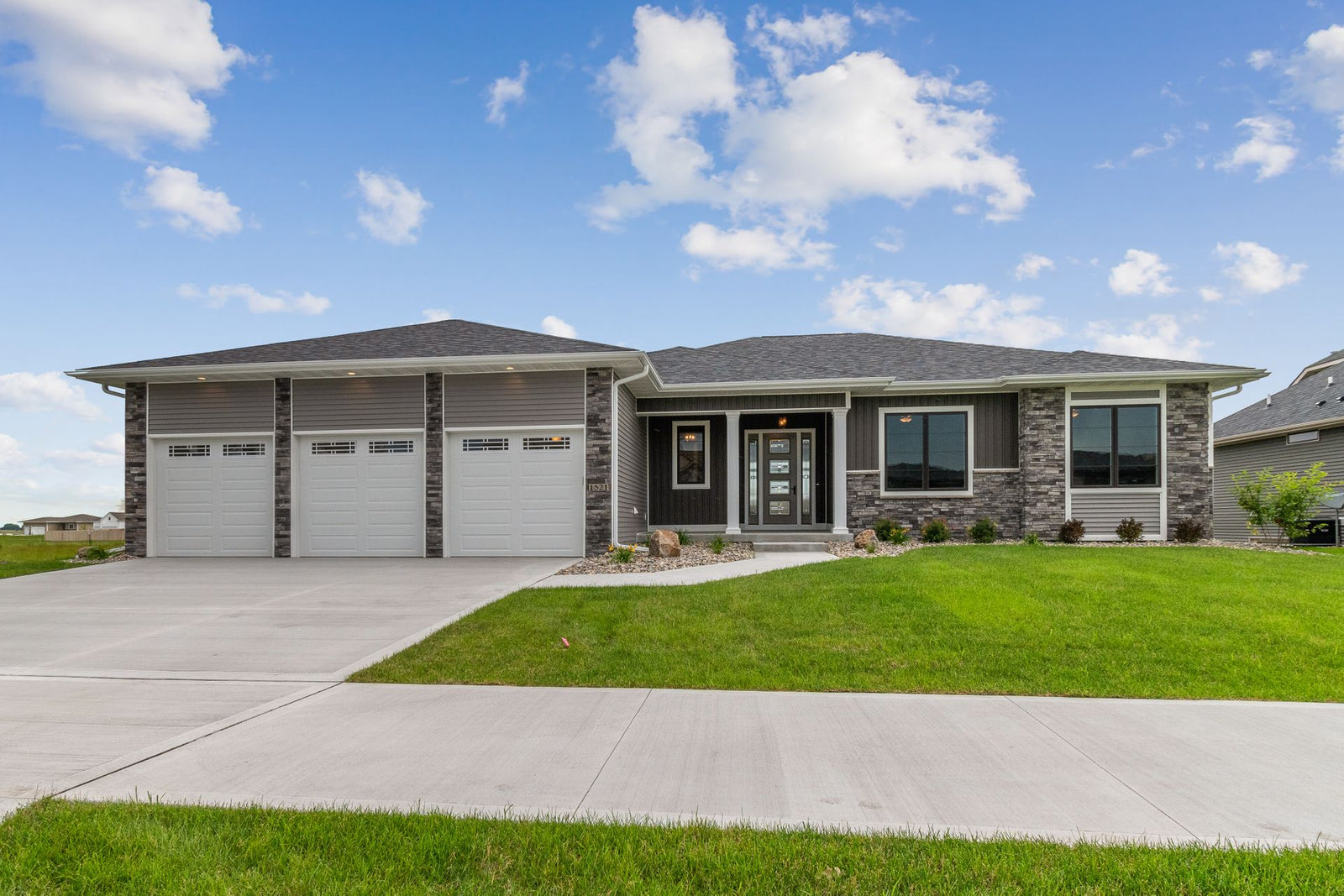 Custom 126 - Prairie Open Concept Ranch House Plan Design