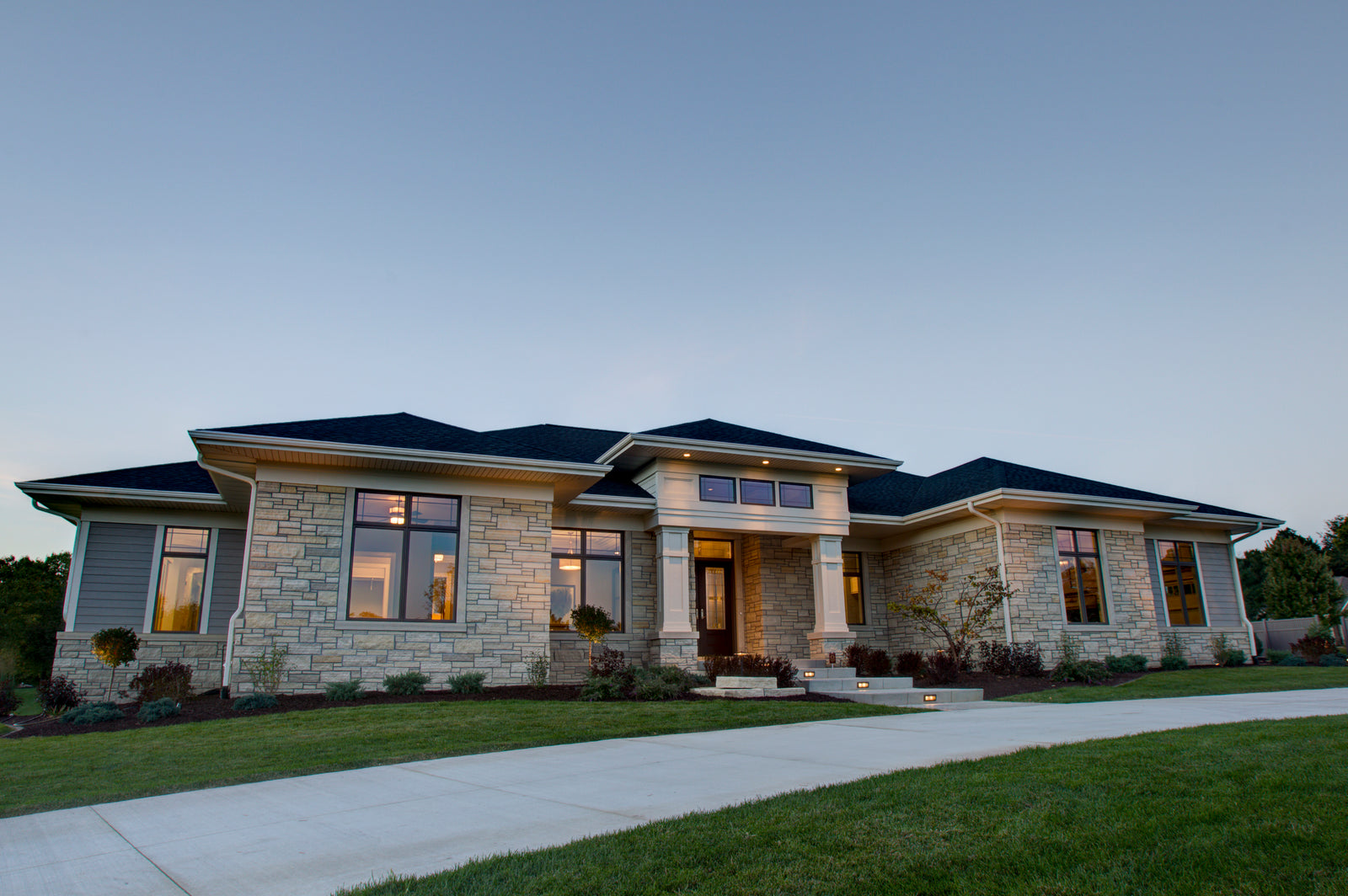 Custom 141 - Prairie Ranch with Walkout Basement House Plan Design