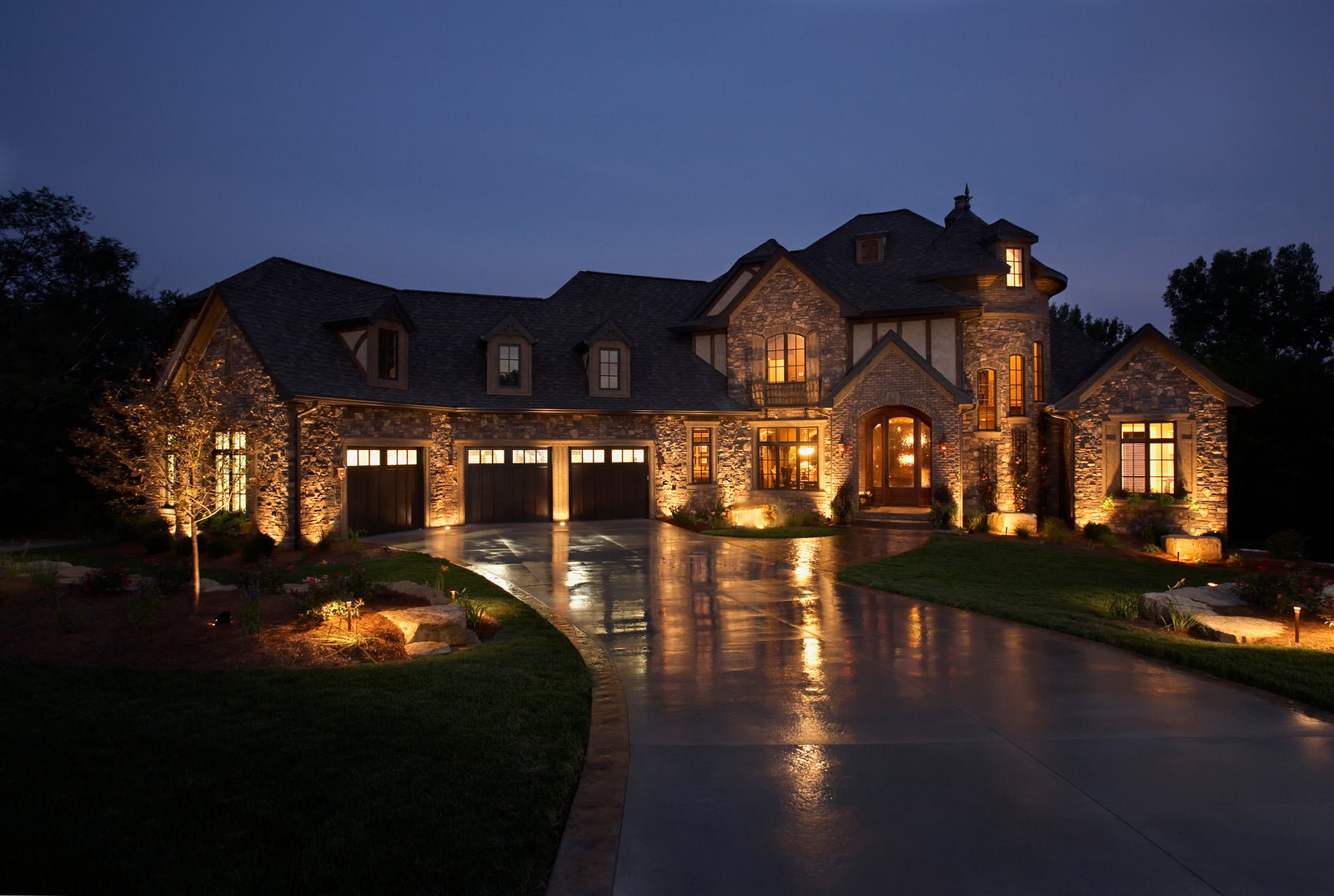 Custom 147 - European Two Story House Plan Design