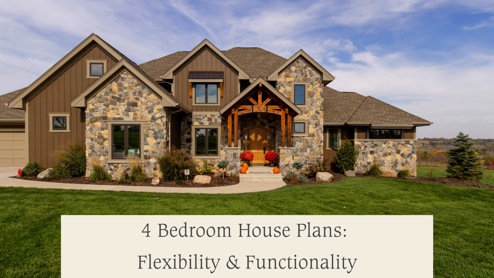 4 Bedroom House Plans: Flexibility and Functionality
