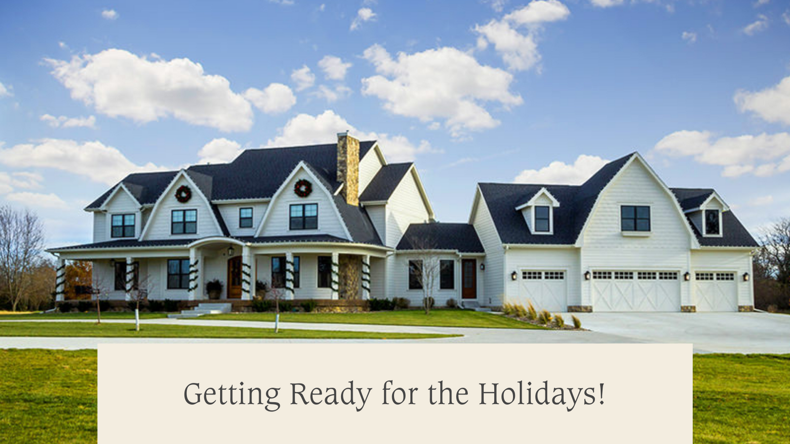 Getting Ready for the Holidays!