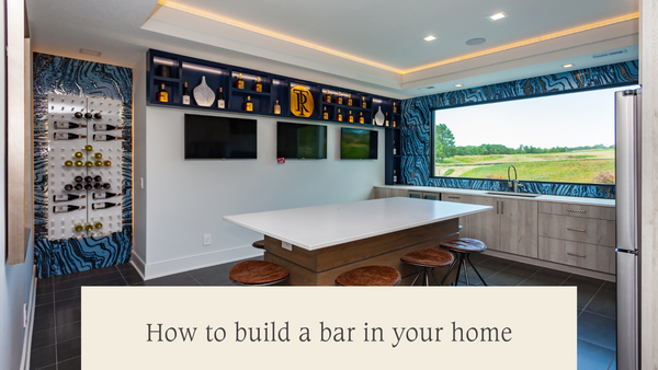 How to Build a Bar in Your Home - Ahmann Design