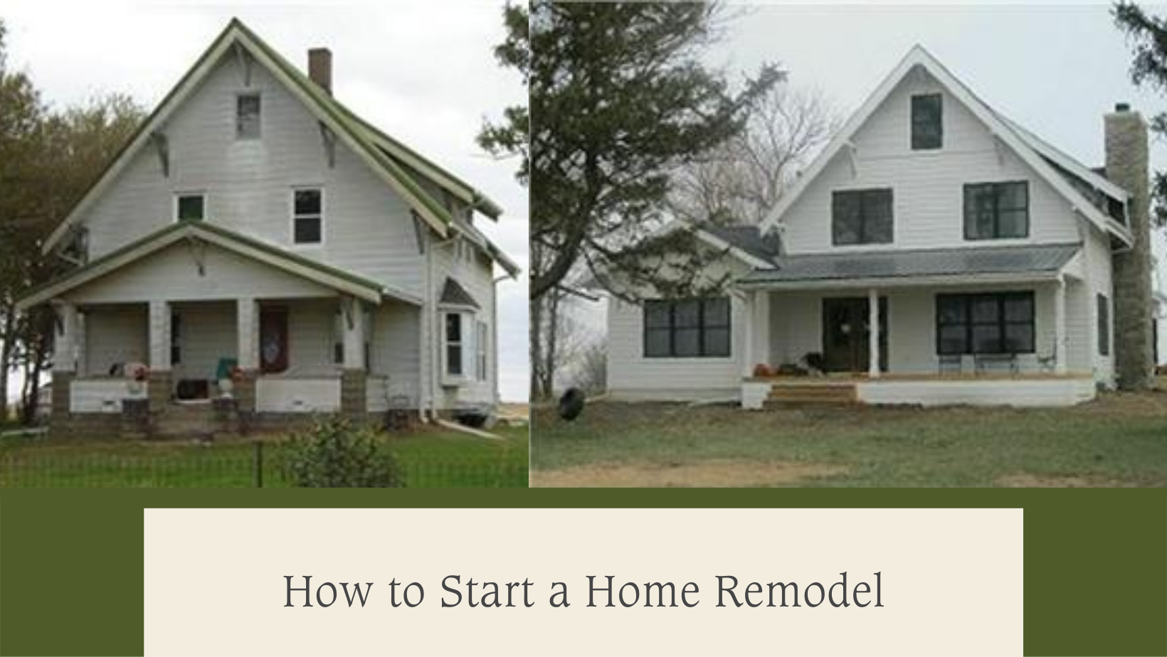 How to Start a Home Remodel