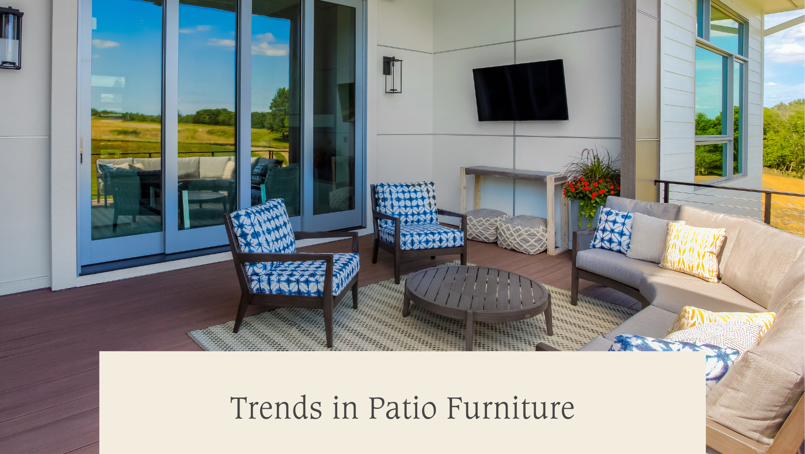 Trends in Patio Furniture