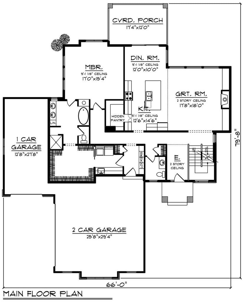 House Plan 66118