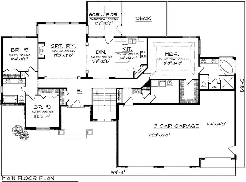    42113-Front-craftsman-ranch-house-plans-2105-square-feet-3-bedroom-2-bathroom