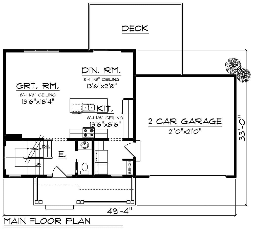 2 Bedroom Apartment Floor Plans Garage