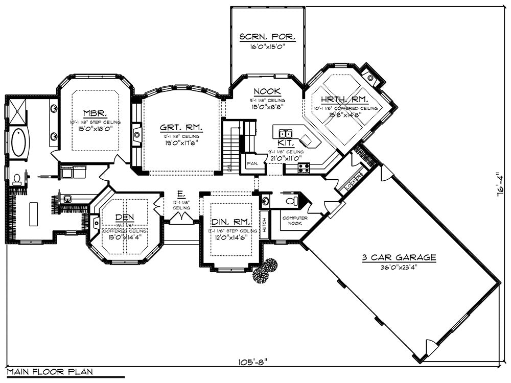 House Plan 64218LL