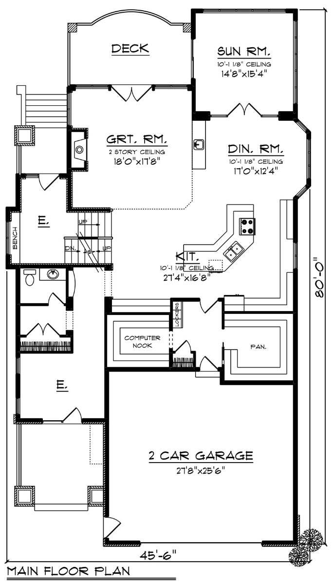    61617LL-rear4-craftsman-11_2story-house-plan-walkout-basement-4864-square-feet