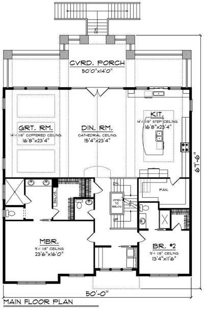 House Plan 61817LL