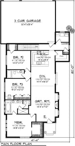 House Plan 41613