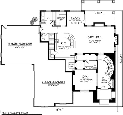 House Plan 44613