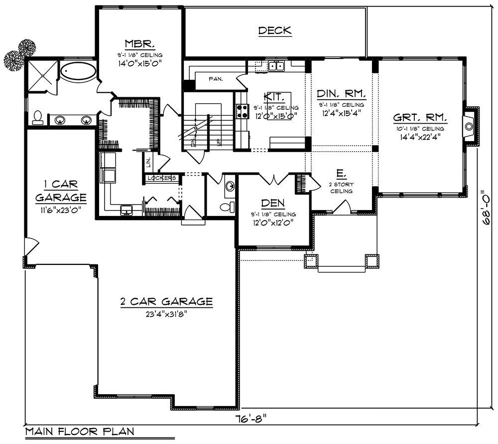 House Plan 61117