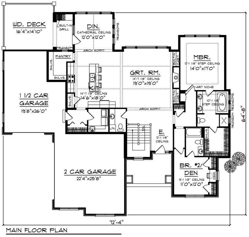    20707-front-craftsman-ranch-house-plans-2-bedroom-3-bathroom