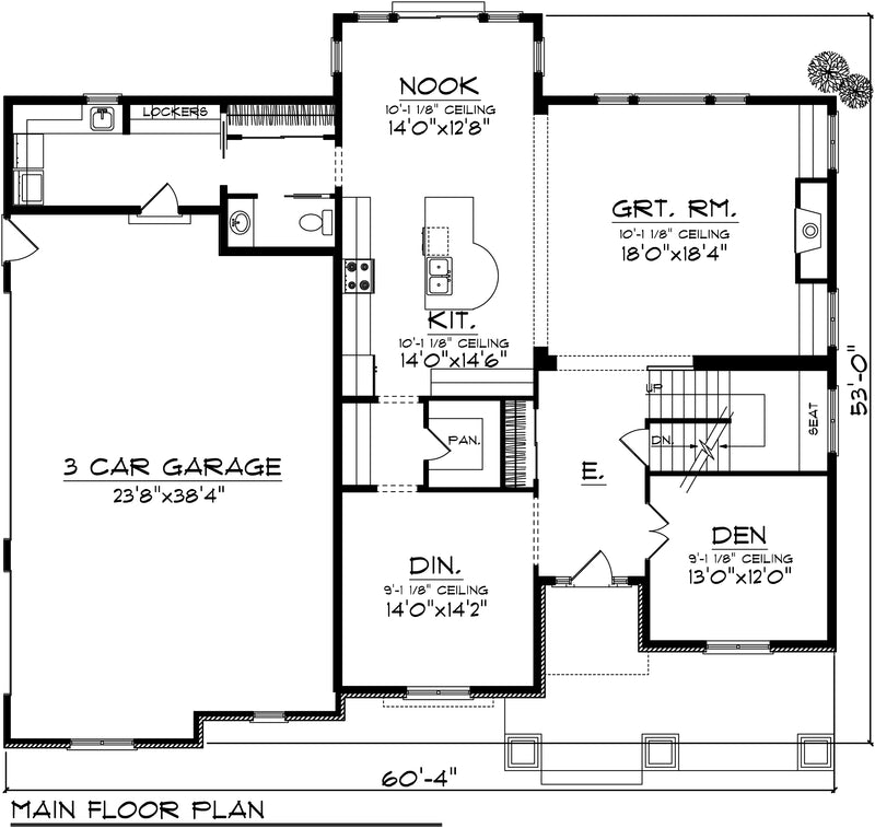       33911-front-craftsman-1.5-story-house-plan-4-bedroom-4-bathroom-3217-square-footage