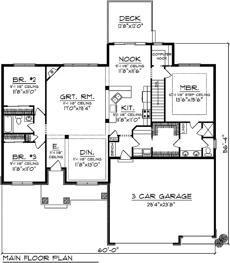    34611-front-traditional-ranch-house-plans-3-bedroom-2-bathroom