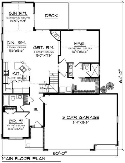 House Plan 54115