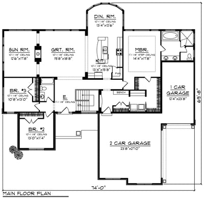 House Plan 54315