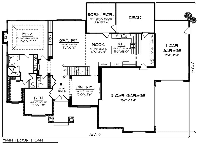 House Plan 54715