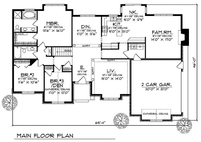 House Plan 55094