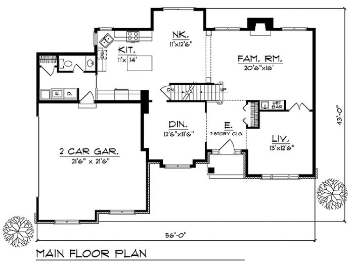 House Plan 56795