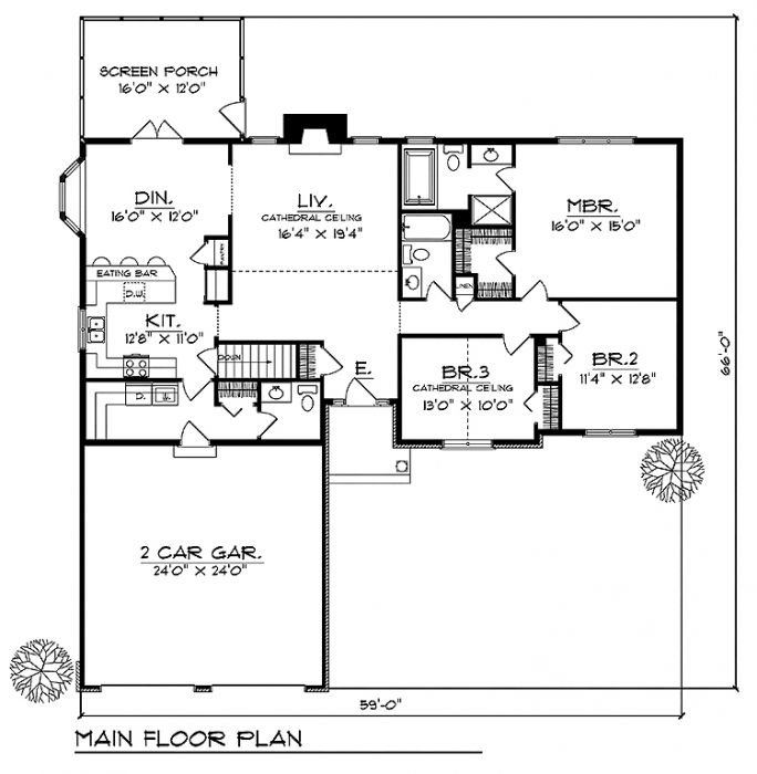 House Plan 59395