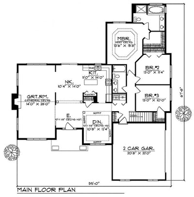House Plan 60795