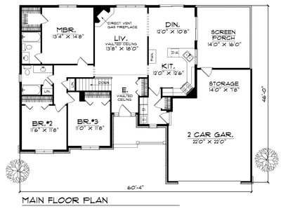 House Plan 61495