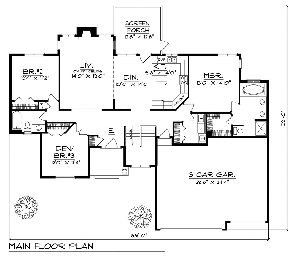 House Plan 61595