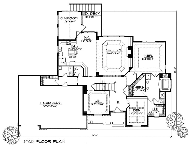 House Plan 61801