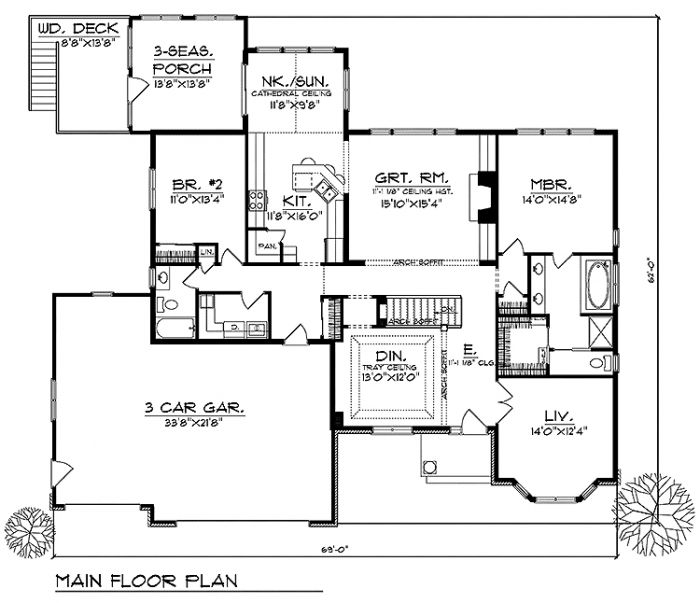 House Plan 62101