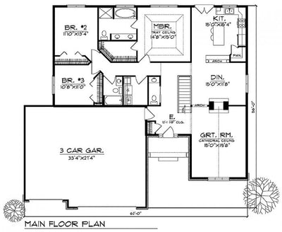 House Plan 62601
