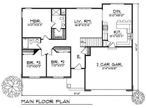 House Plan 62901