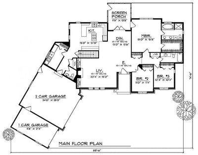 House Plan 63295