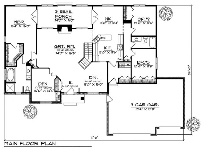 House Plan 63495