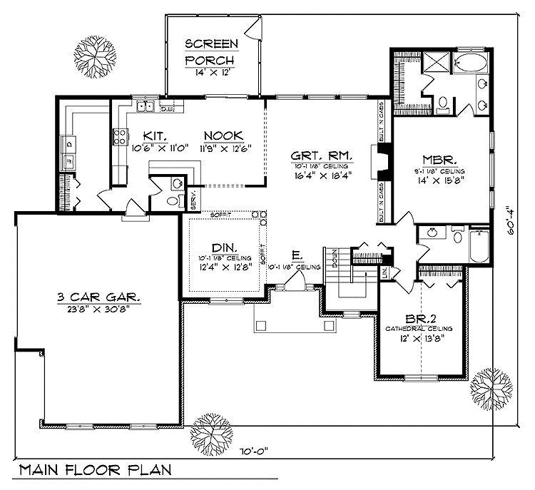 House Plan 63595