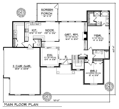 House Plan 63595