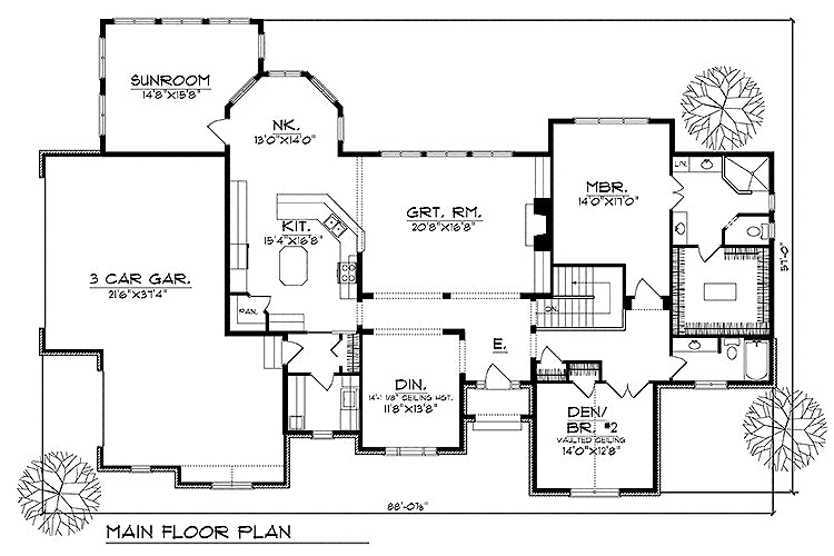 House Plan 63901LL