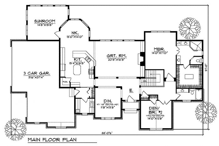 House Plan 63901