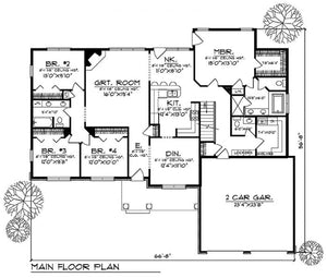 House Plan 64101