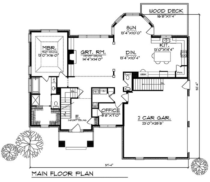 House Plan 64401